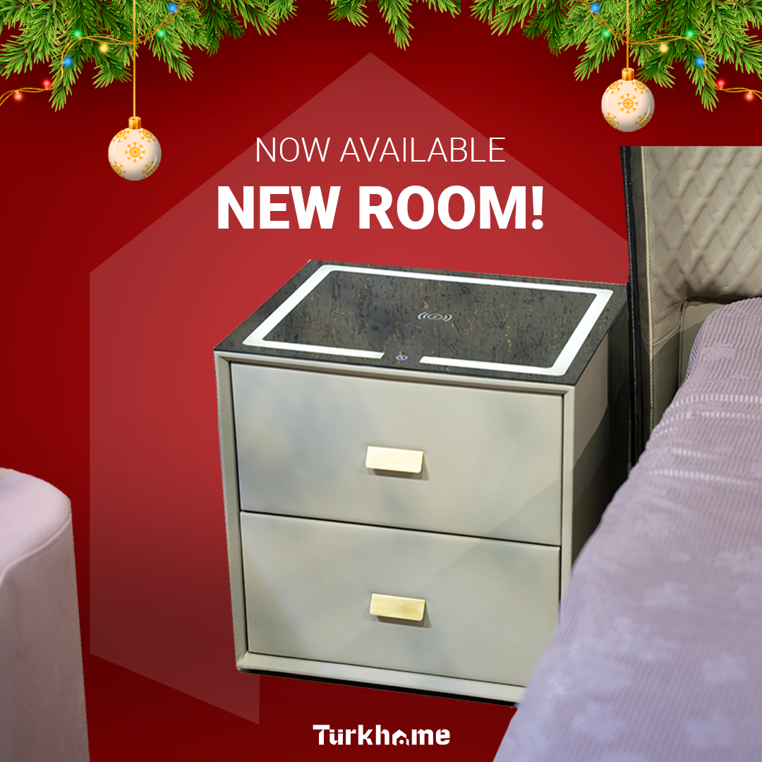 Valencia Bedroom King Size Bed + 2 Night Stands + Dresser + Puff