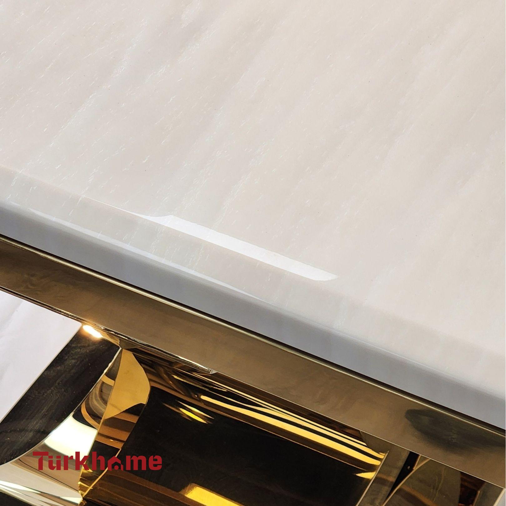 CC Marble Dining Table + 6 Chairs