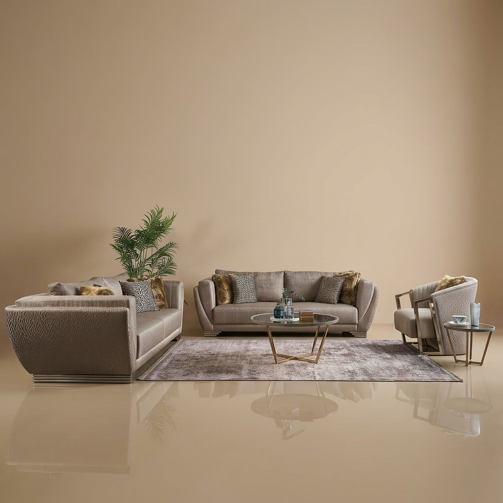 Vals 3+2+1 Sofa Set – TurkHome