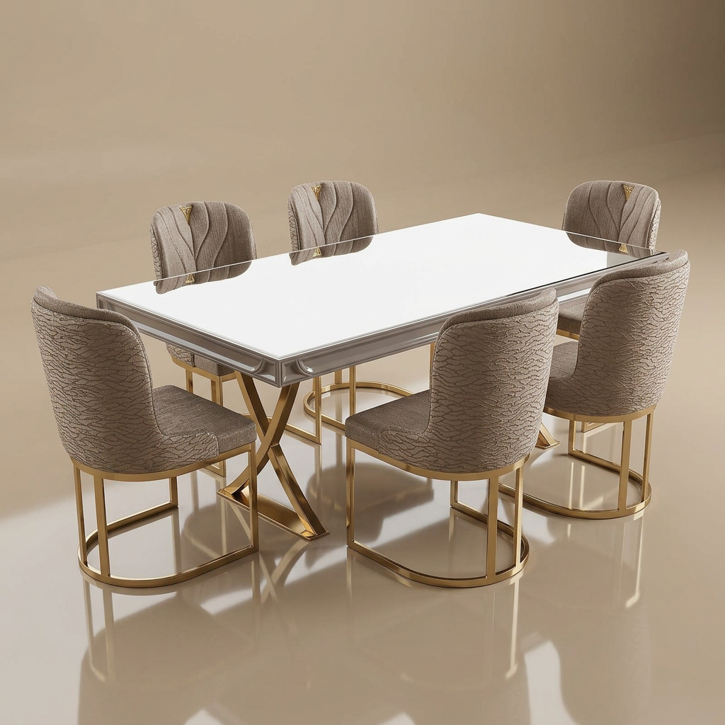 VALS Dining Table + 6 Chairs