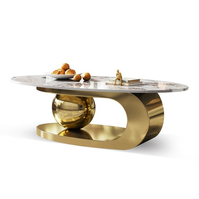 Fifi-COFFEE TABLE -GOLD (369)