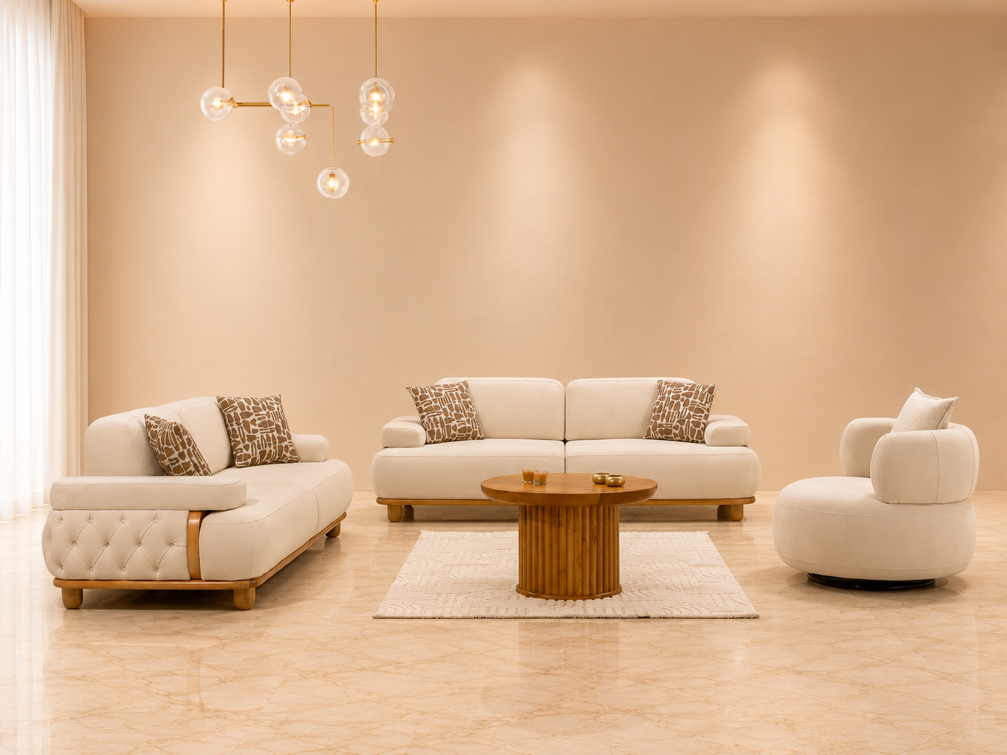 Abant 3+2+1 Sofa Set