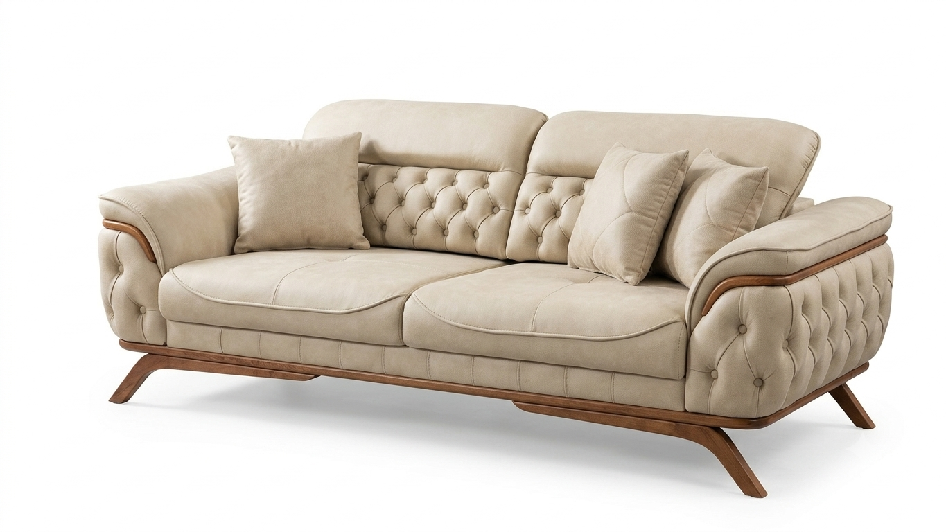 ALYA 2 Seater (Beige) (Brand New)