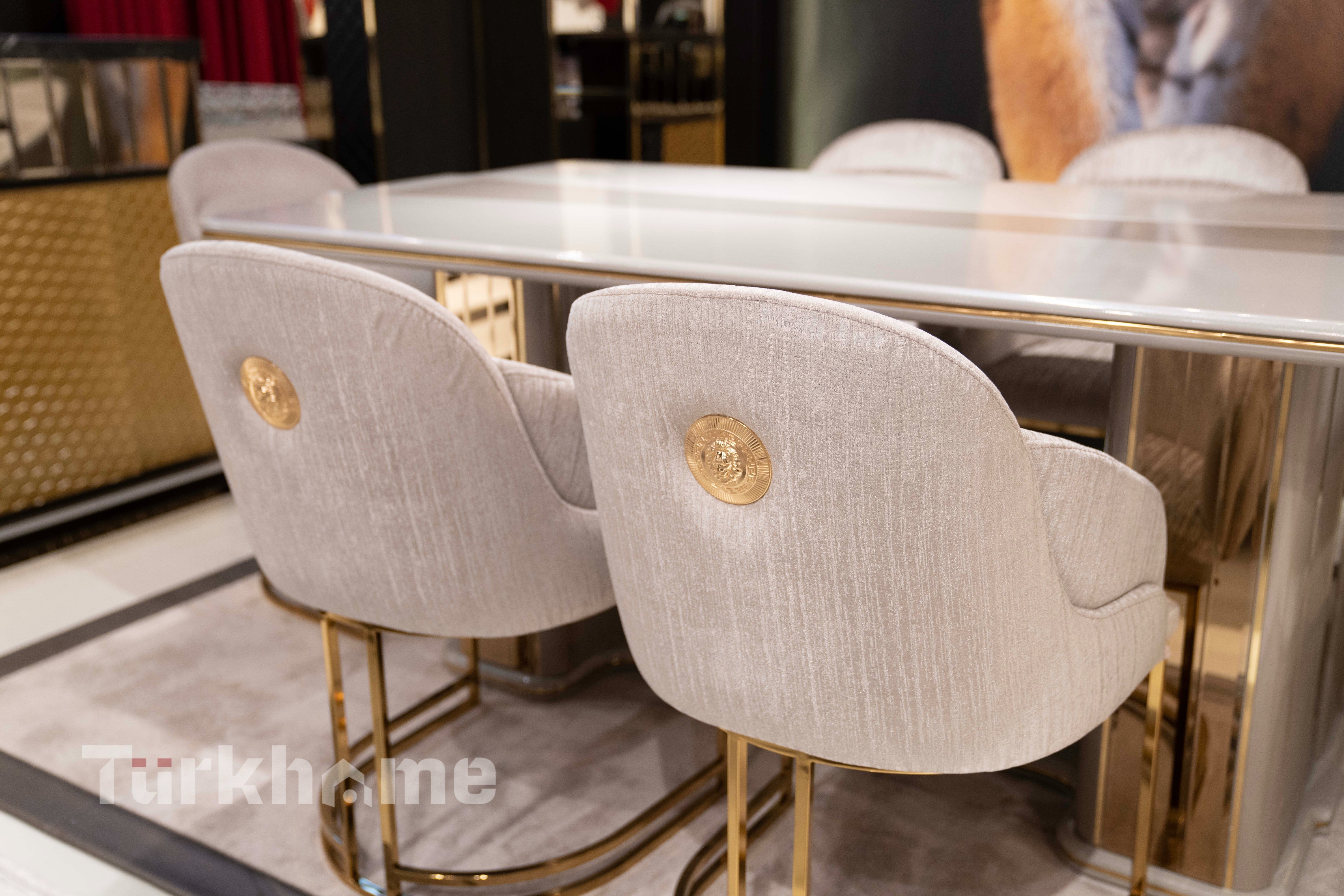 VERSACE Dining Table + 6 Chairs