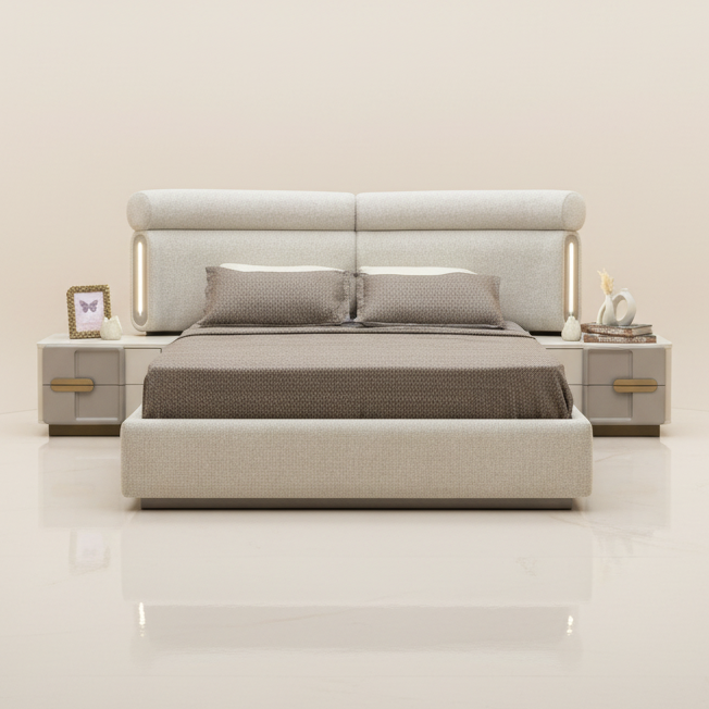 Dante-Luxe Bedroom with Hydraulic Storage