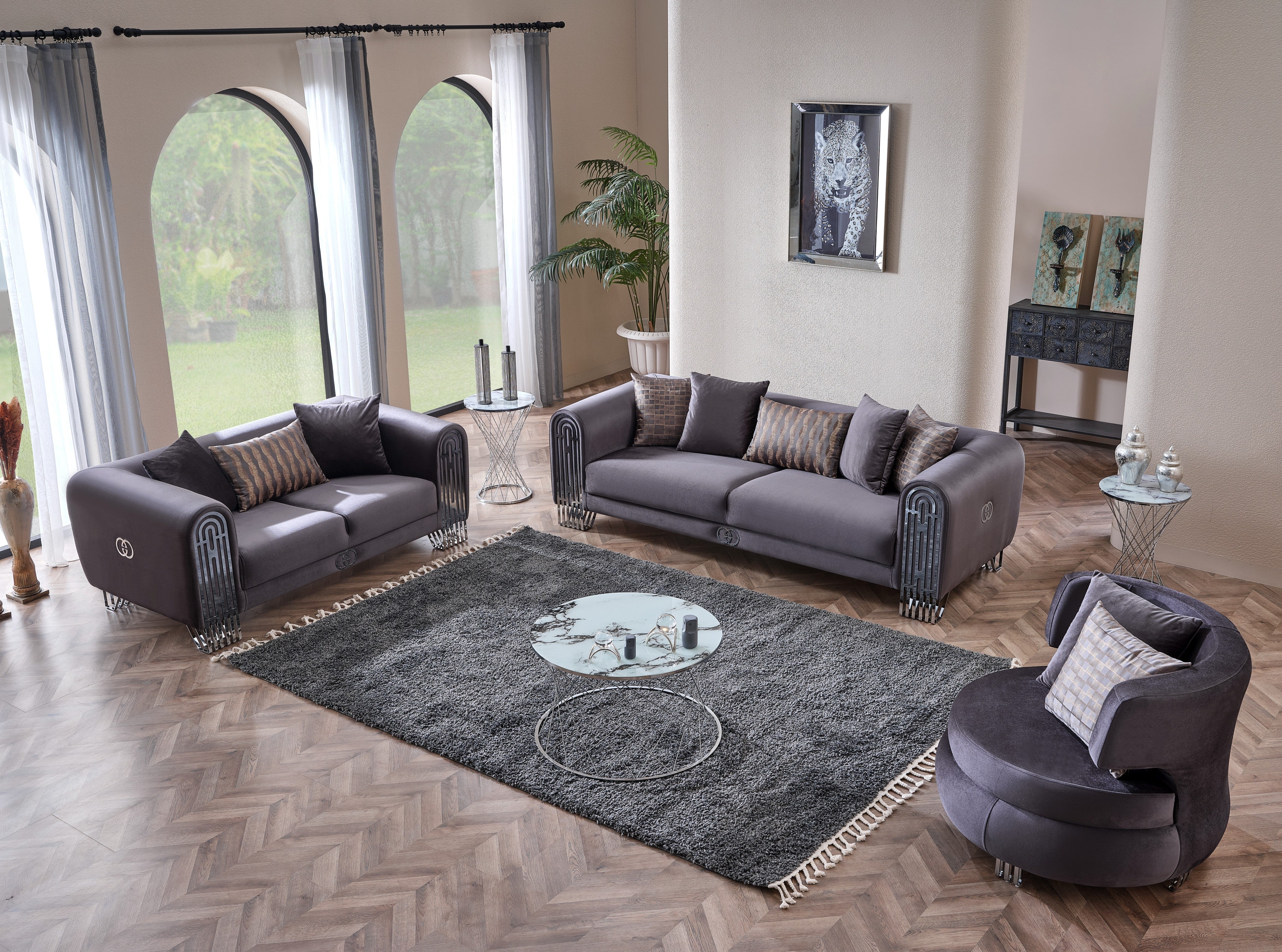 Monaco Sofa Set