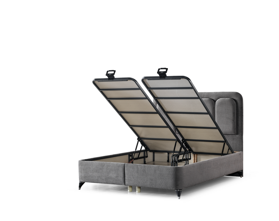 Queen Uludag Bed (Storage) + 1 night Stand