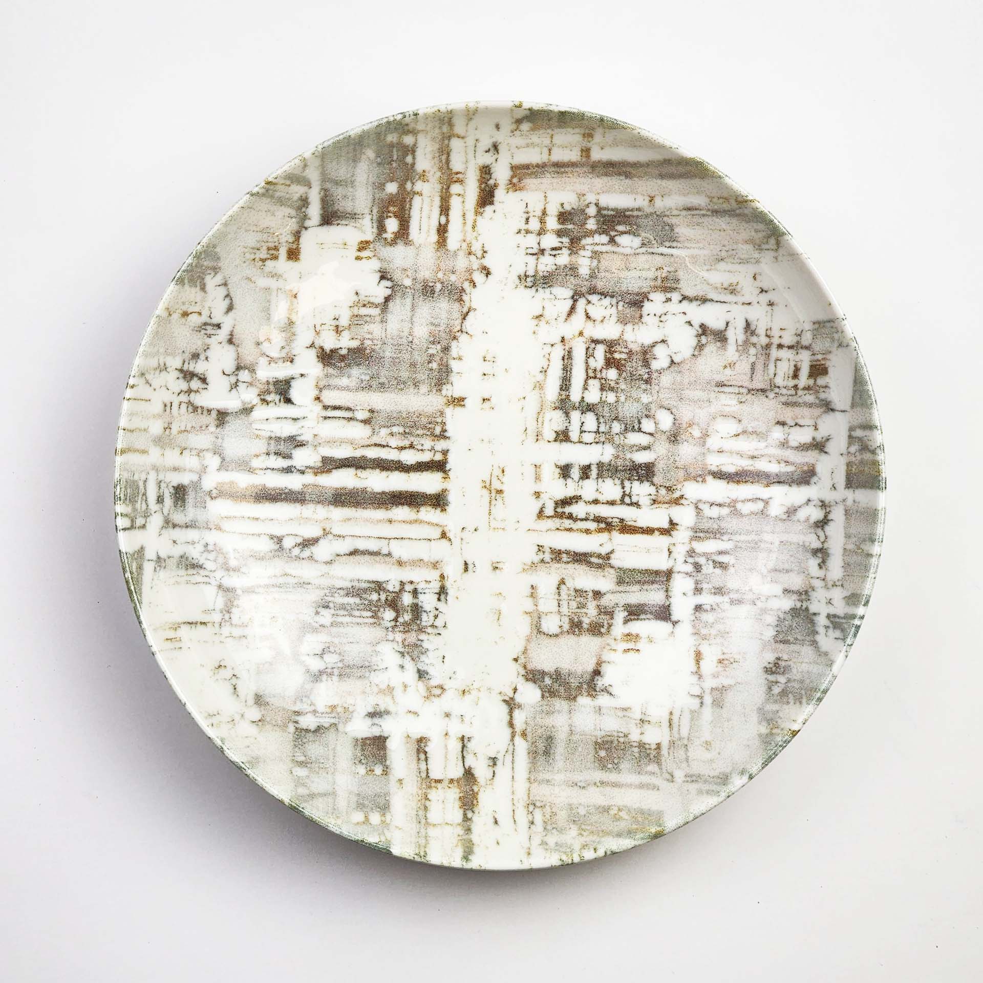 Güral Dinner Set for 6 People - White Decorated- 24 PCS