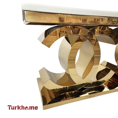 CC Marble Dining Table + 6 Chairs