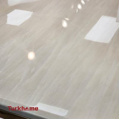 CC Marble Dining Table + 6 Chairs