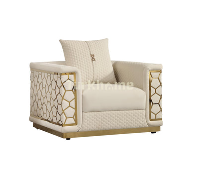 Antalya Arm Chair (White) (Brand New)