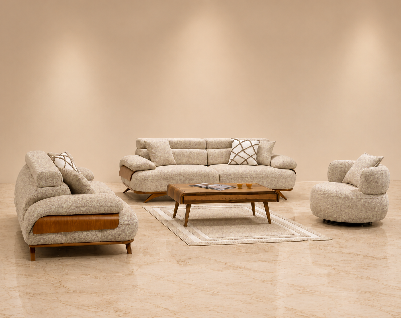Soleyn 3+2+1 Sofa Set
