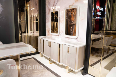 VERSACE Dining Table + 6 Chairs