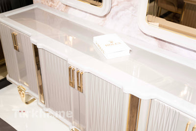 VERSACE Dining Table + 6 Chairs