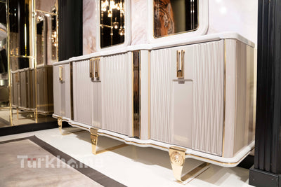 VERSACE Dining Table + 6 Chairs