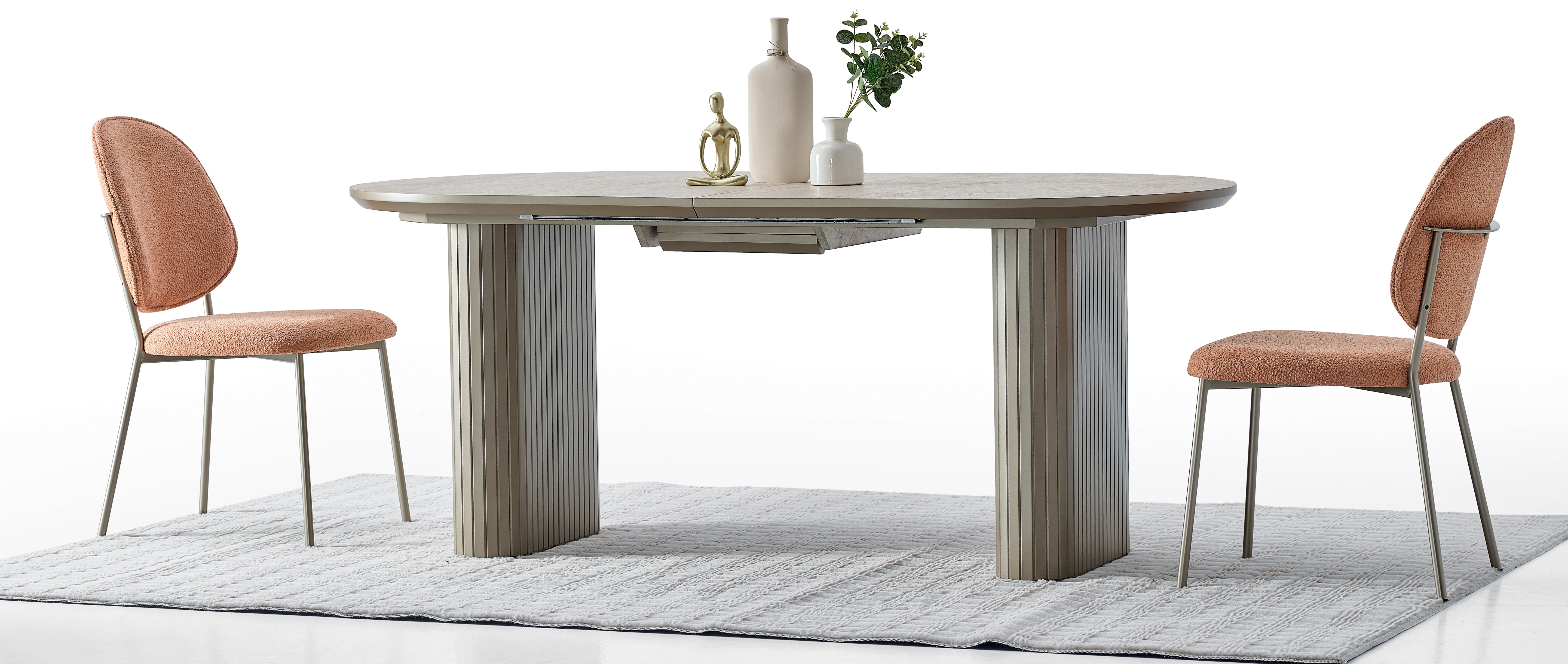 Galata (Extendable) MS-1500 Dining Table + 6 Chairs