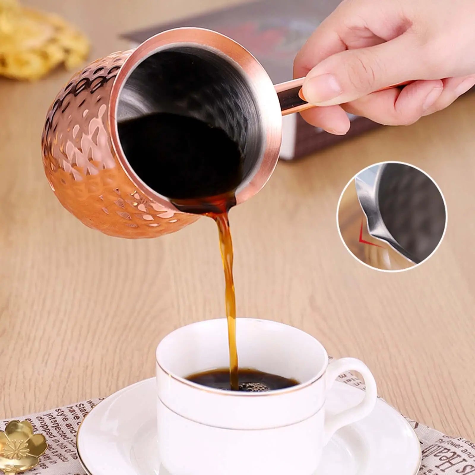 Turkish Coffee Pot with Long Handle