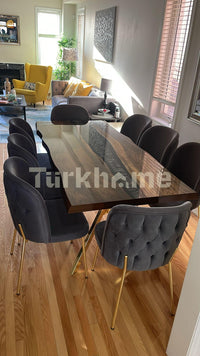 Colombia Dining Table + 8 Chairs
