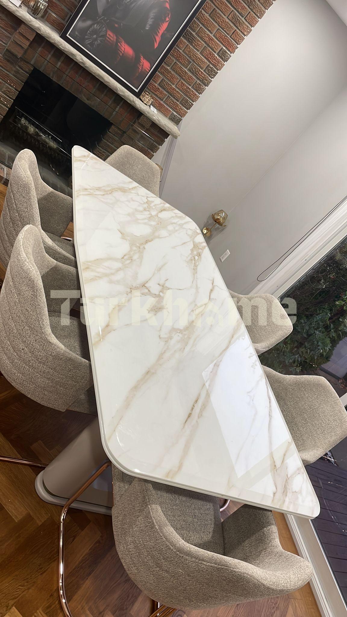 Defne Dining Table + 6 Chairs
