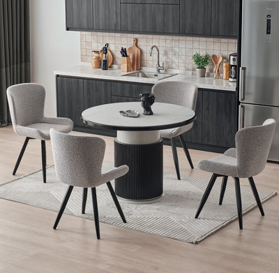 Parla Table + 4 Chairs
