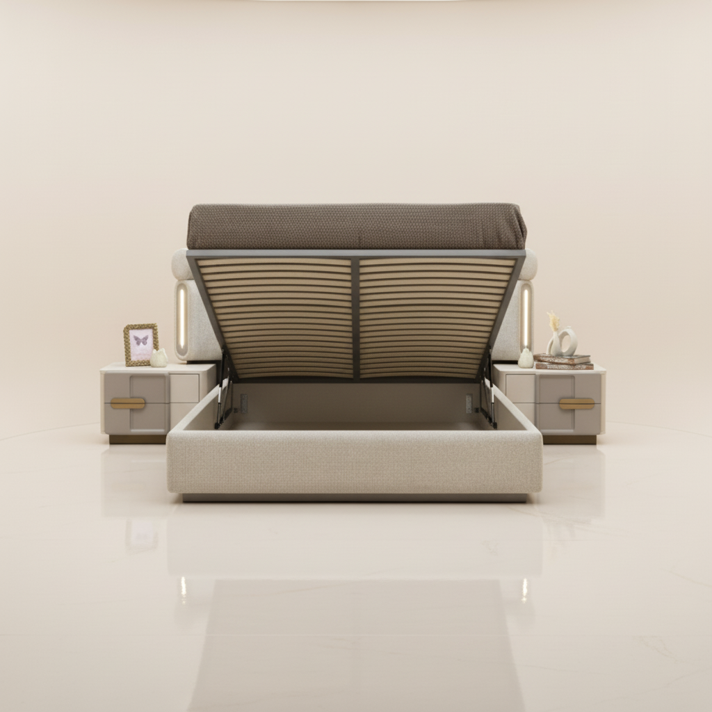 Dante-Luxe Bedroom with Hydraulic Storage