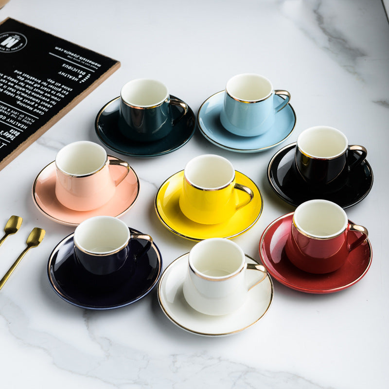 Creative Turkish Ceramic Coffee Mug Macaron Color