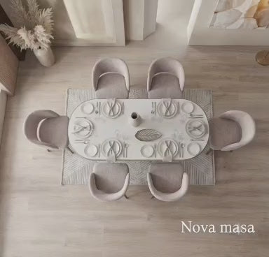 Nova Dining Table + 6 Chairs