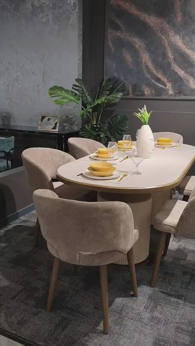 Nova Dining Table + 6 Chairs