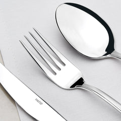 Maxi 24 Pieces Dining Set - Silver (Sandblast)