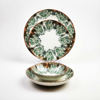 Güral Dinner Set for 6 People - Forest Design - 24 PCS