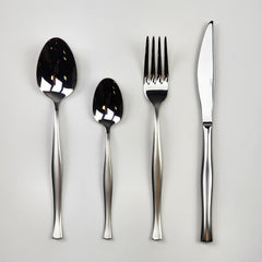 Zarif Elegant - 89 Pieces Wooden Boxed Set - Silver