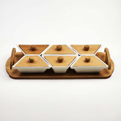 Turkish Breakfast Saver Set - Porcelain & Wood 917
