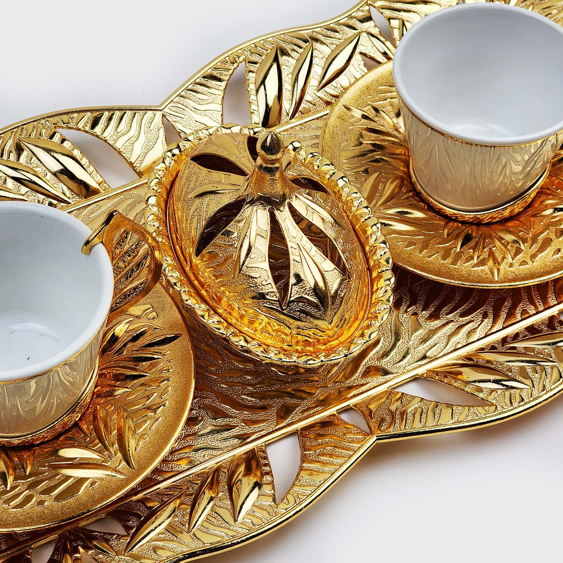Turkish Coffee Cups Set - Gold 351
