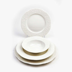 Güral Dinner Set for 6 People - White - 24 PCS