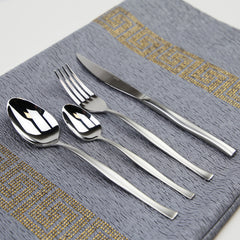Zarif Elegant - 89 Pieces Wooden Boxed Set - Silver