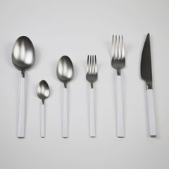Dalyan Pearl 36 Pcs Set - White & Silver
