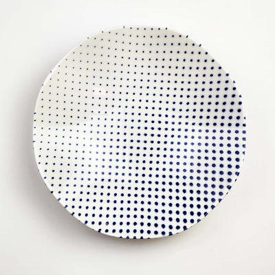 Güral Dinner Set for 6 People - Blue dot  - 24 PCS