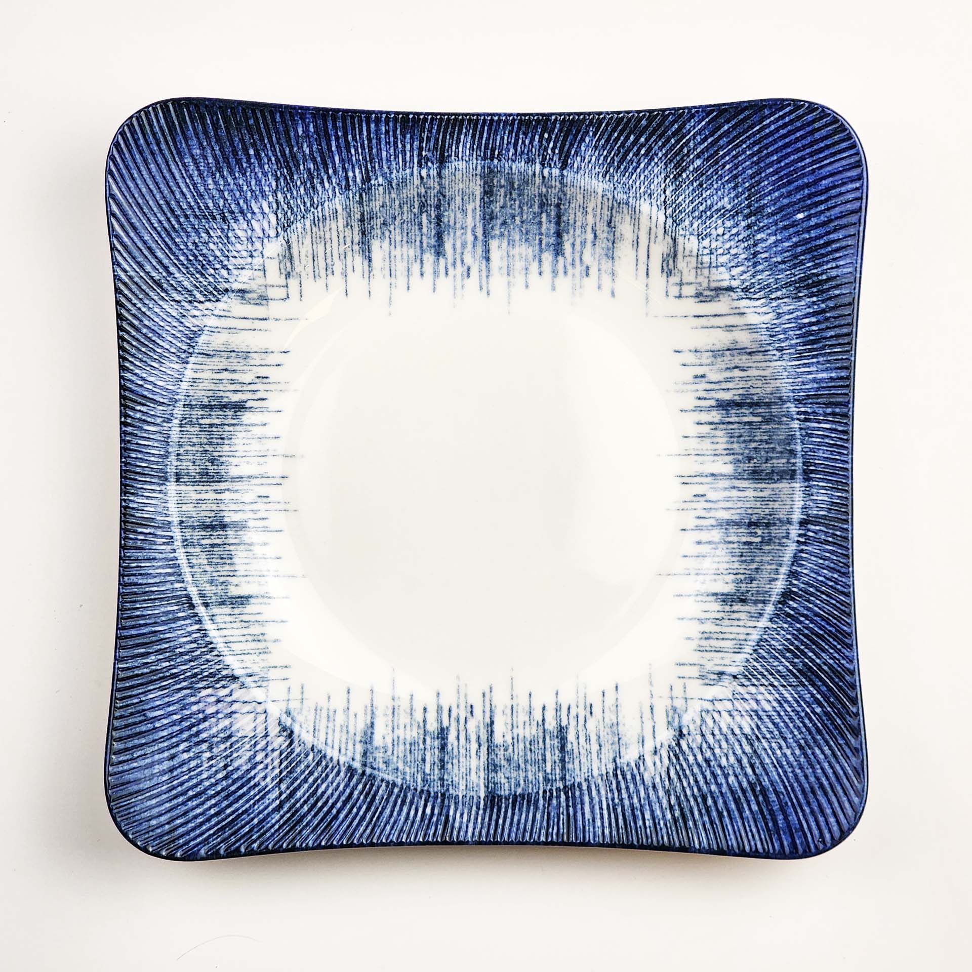 Güral Dinner Set for 6 People - Blue & White - 24 PCS