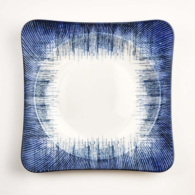 Güral Dinner Set for 6 People - Blue & White - 24 PCS
