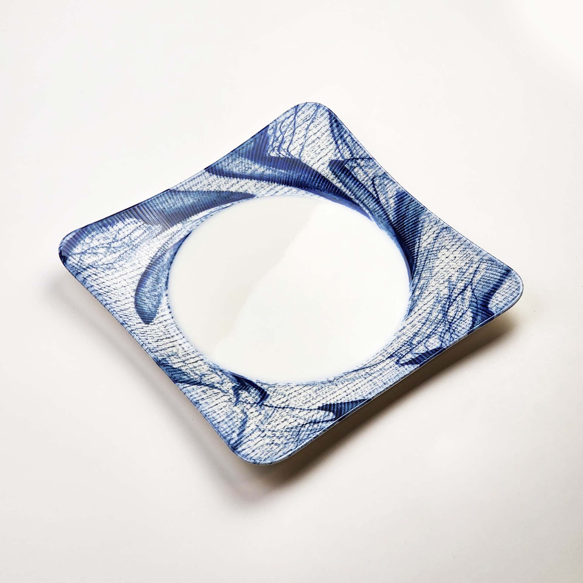 Güral Dinner Set for 6 People - Blue & White - 24 PCS
