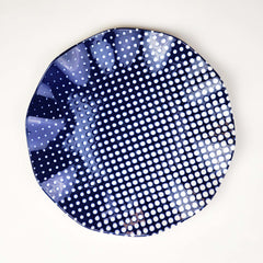 Güral Dinner Set for 6 People - Blue dot  - 24 PCS