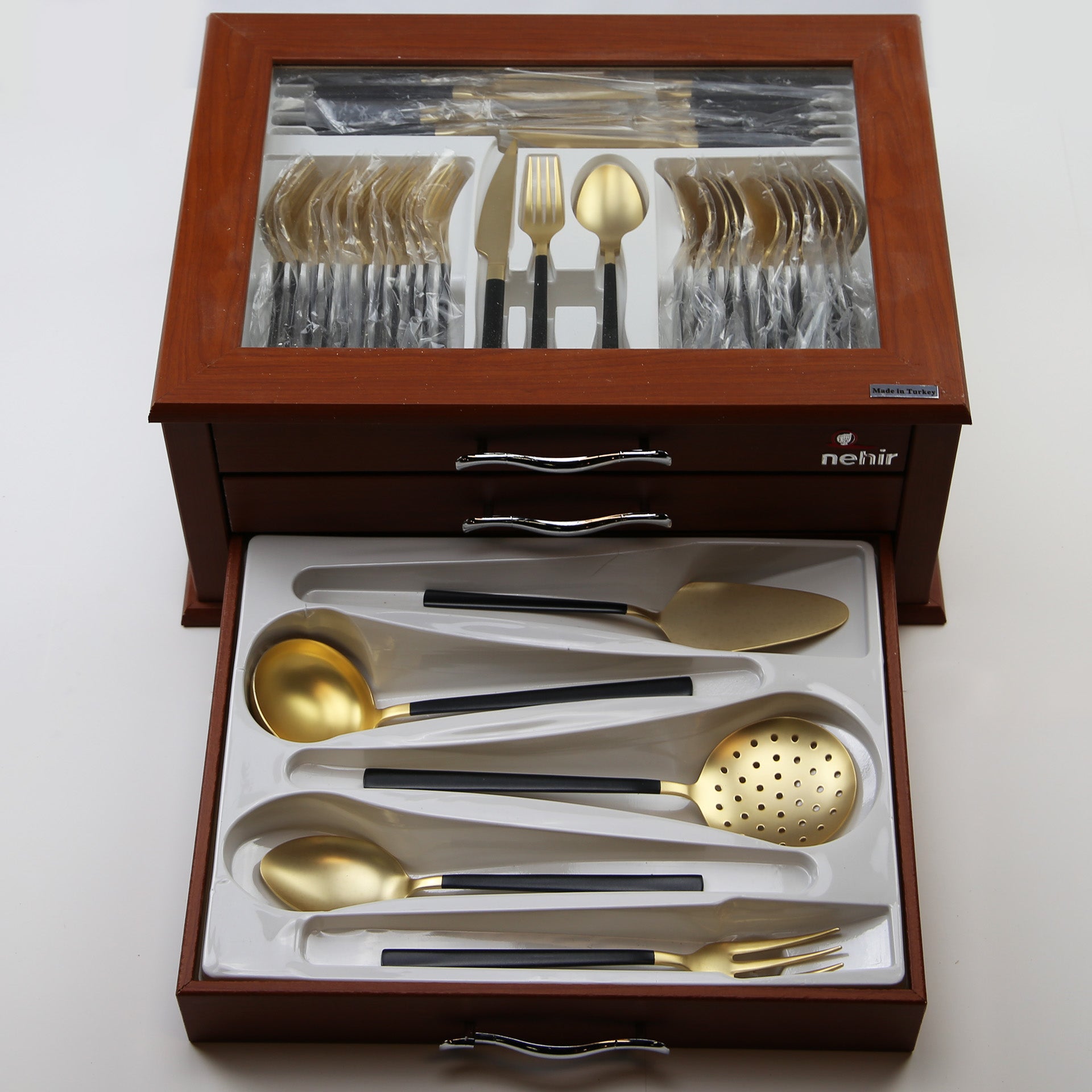Dalyan Pearl - 89 Pieces Wooden Boxed Set - Gold