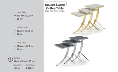 Kilic Demonte Nesting Tables - 3pcs