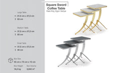 Kilic Demonte Nesting Tables - 3pcs