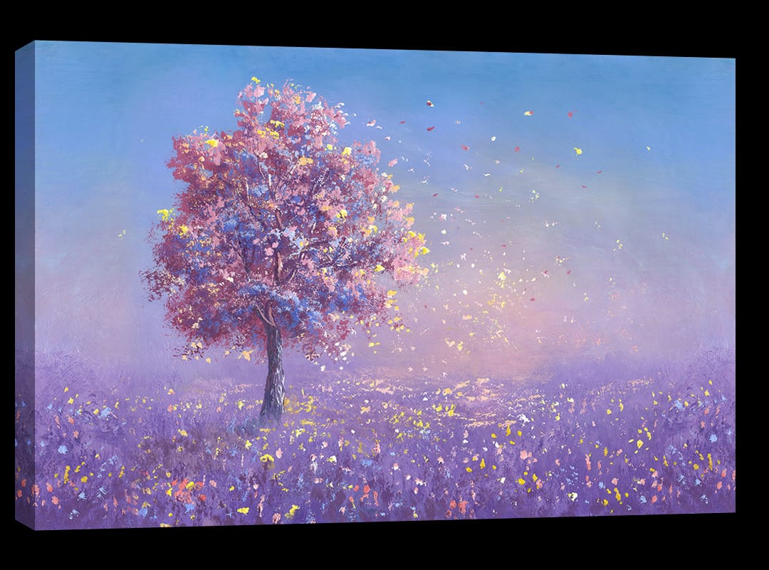 Dreamy Land 40" X 28" Wall Decor Painting (Plastic Frame)