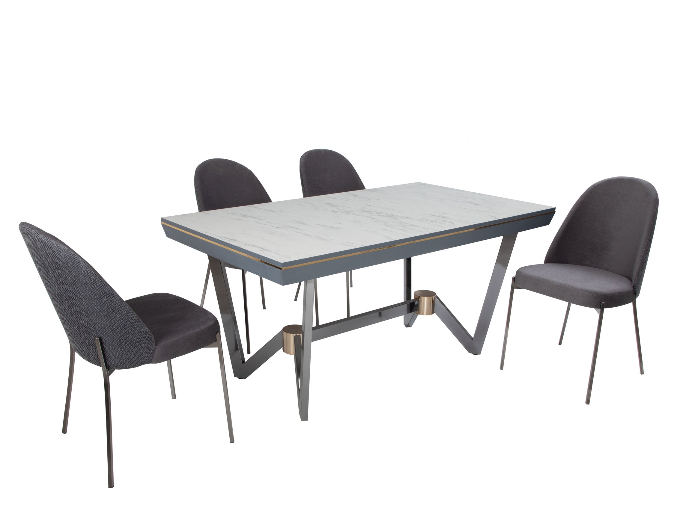 Nevalux Dining Table + 6 Chairs