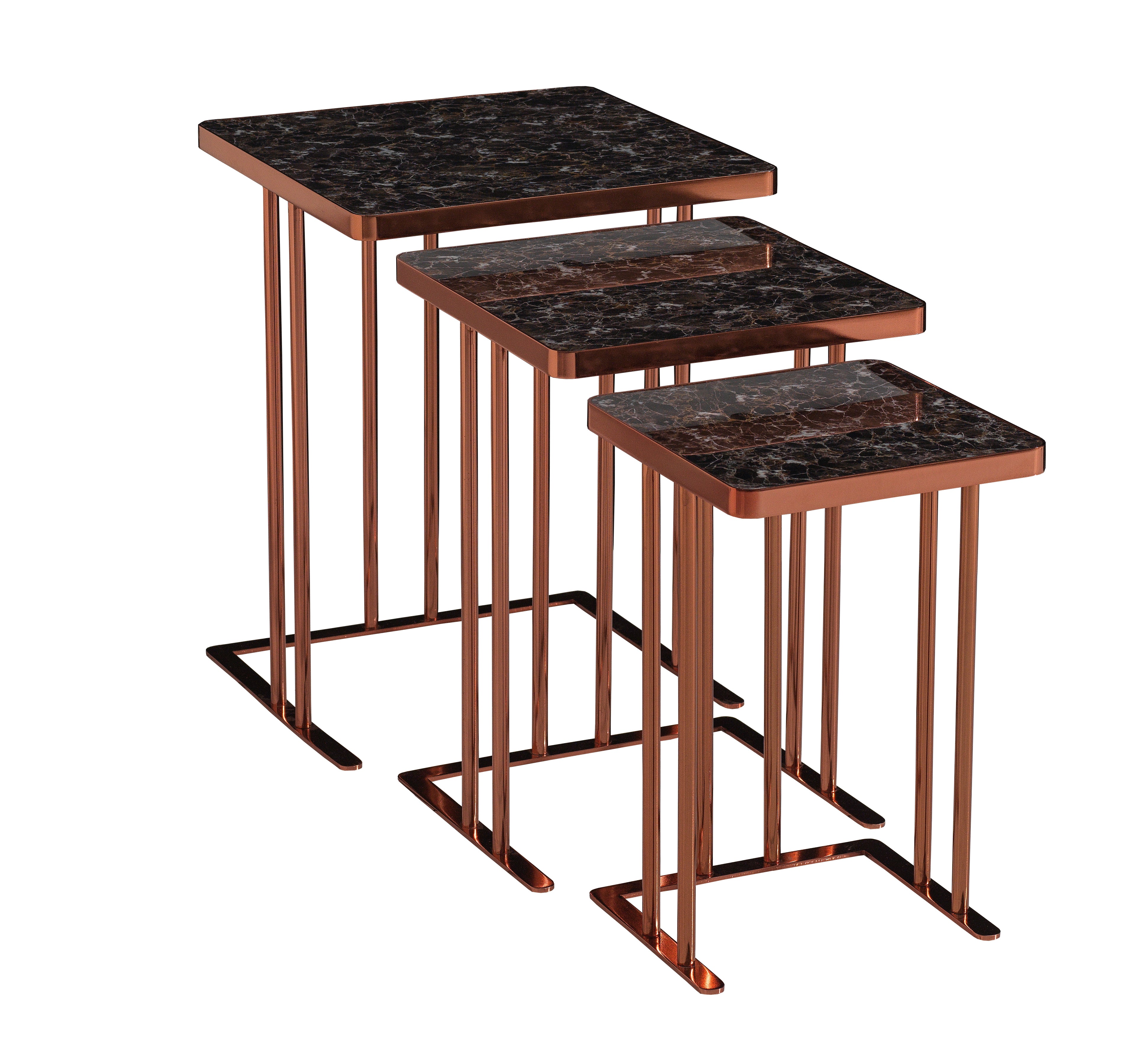Kare Demont Nesting Table - 3pcs