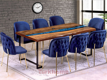 Colombia Dining Table + 8 or 6 Chairs