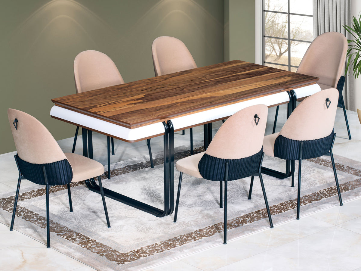 Britannia Dining Table + 6 Chairs MS950